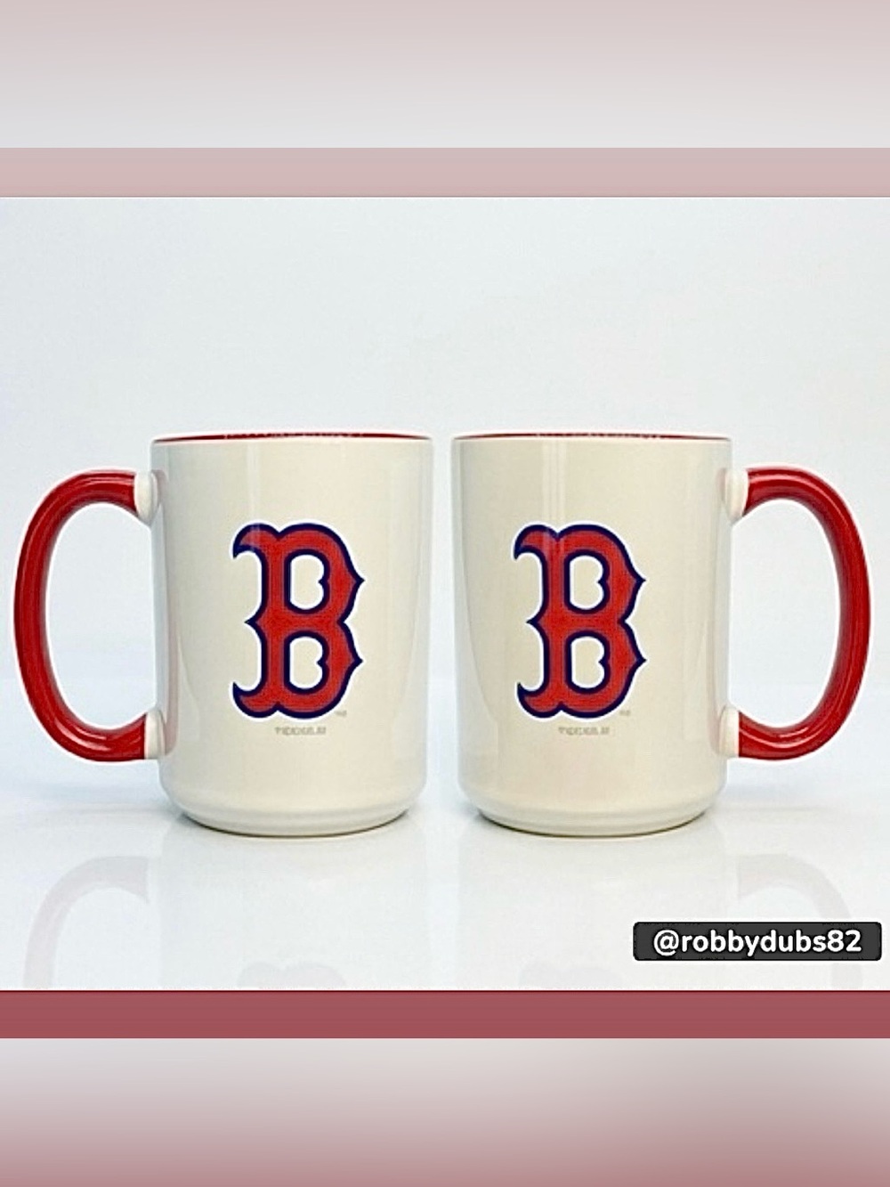 (Set of 2) Boston Red Sox Souvenir Mugs